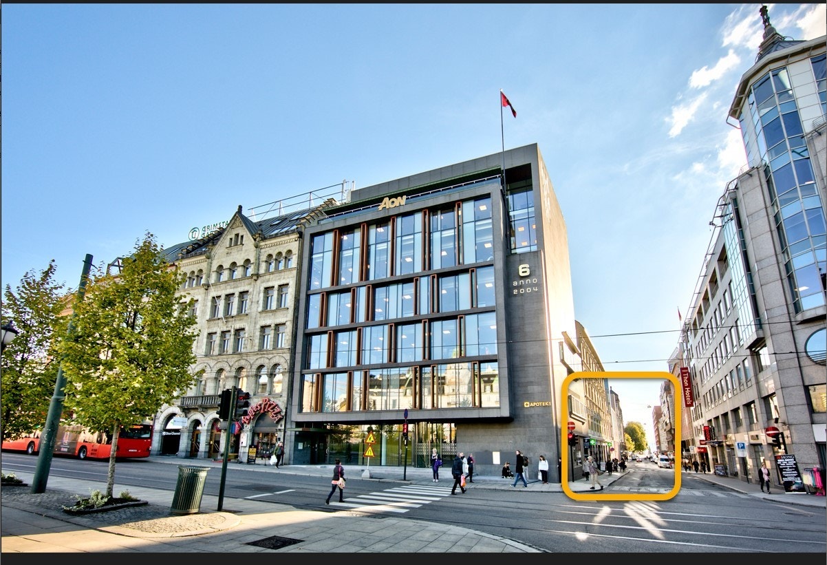 Ledig lokale - signalbygg - gateplan - få skritt fra Stortingsgata - Stortinget Galleribilde