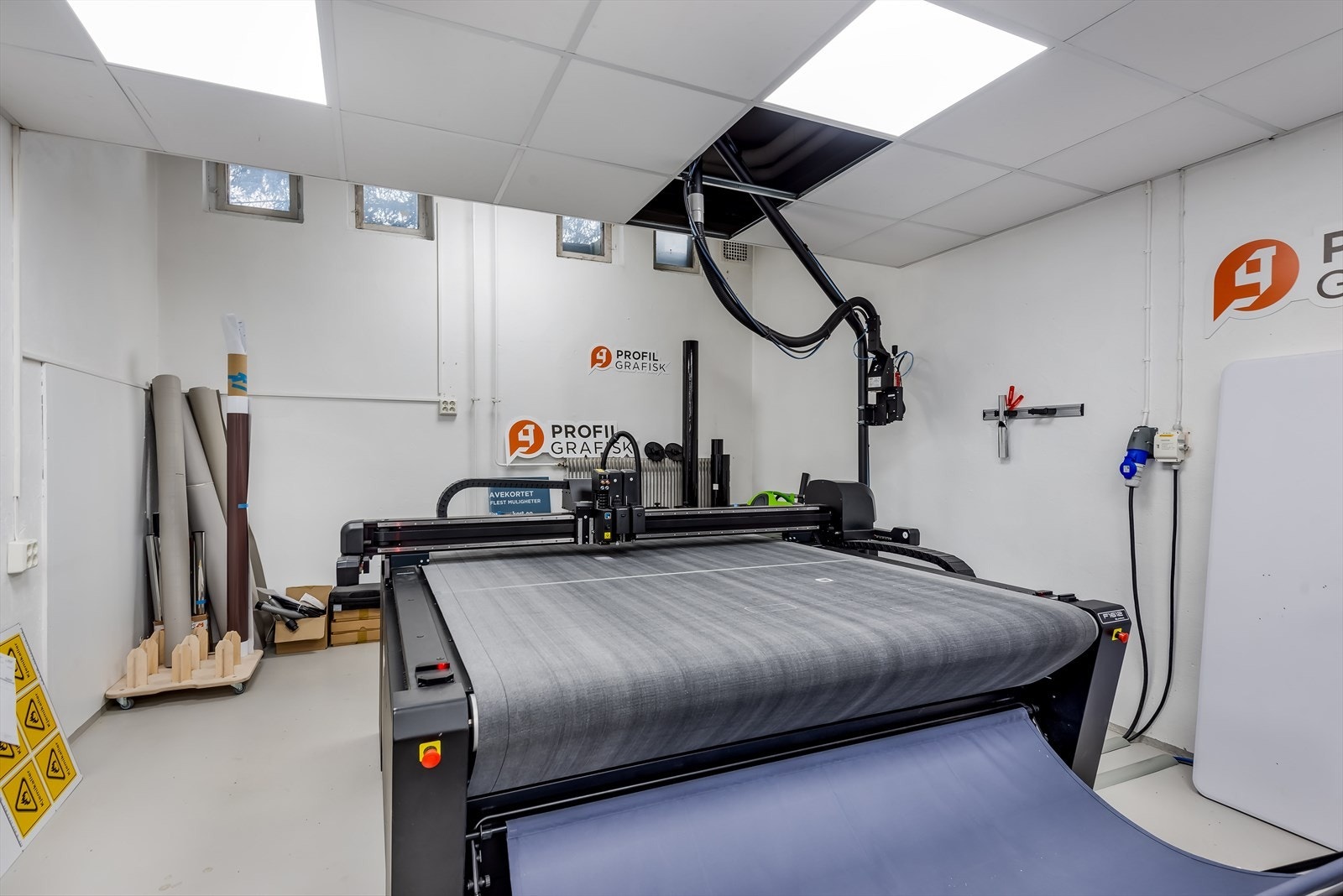 Produksjonshall i første etasje Galleribilde