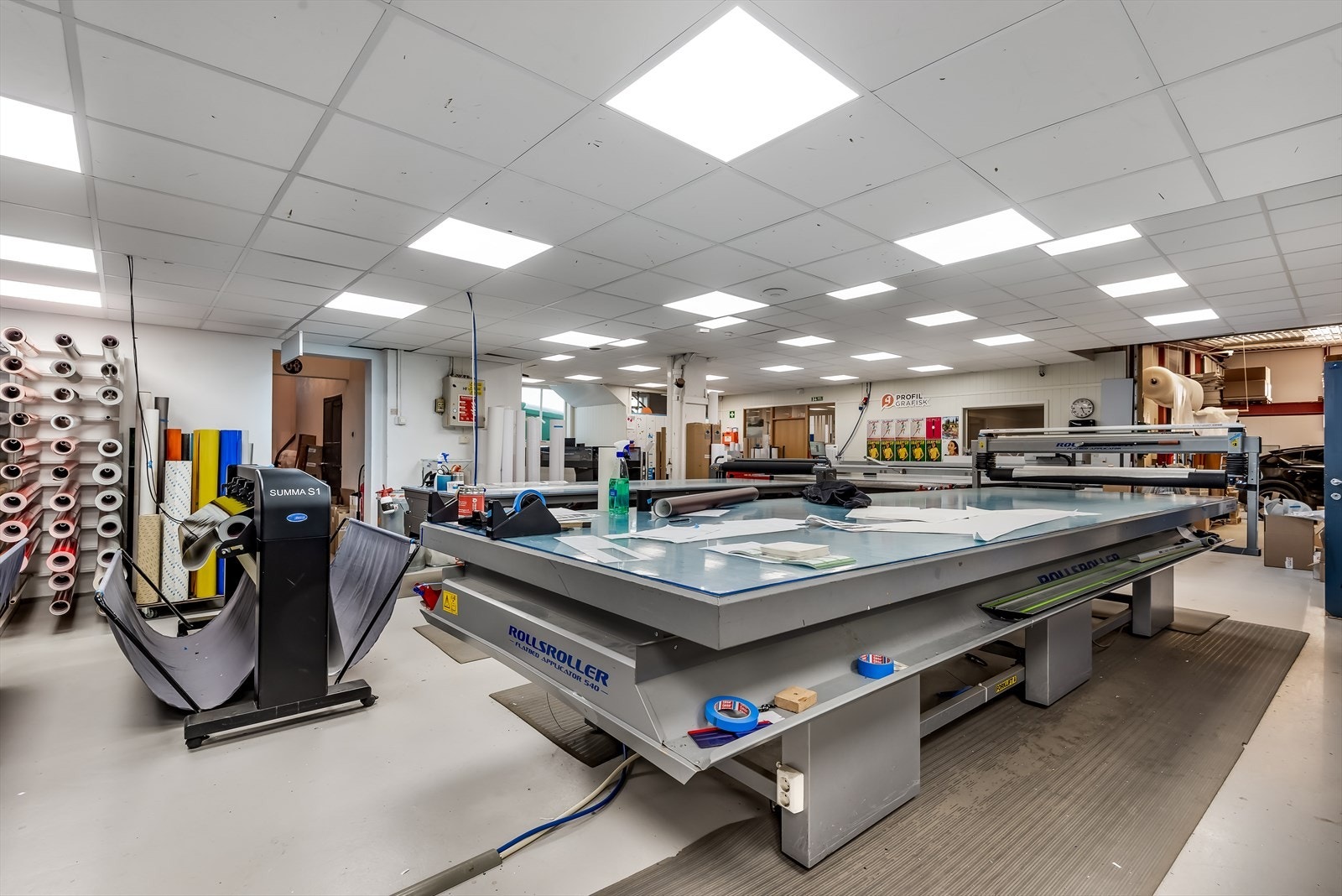 Produksjonshall/ første etasje Galleribilde