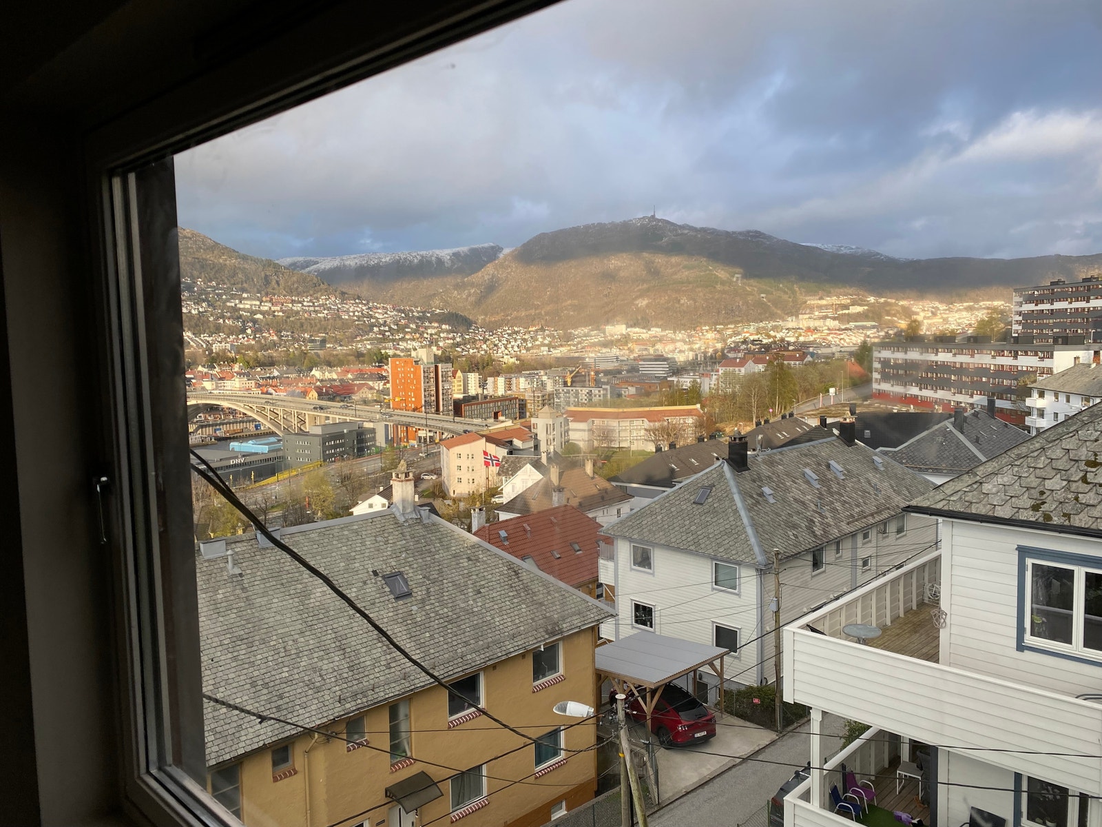 Utsikt fra stue Galleribilde