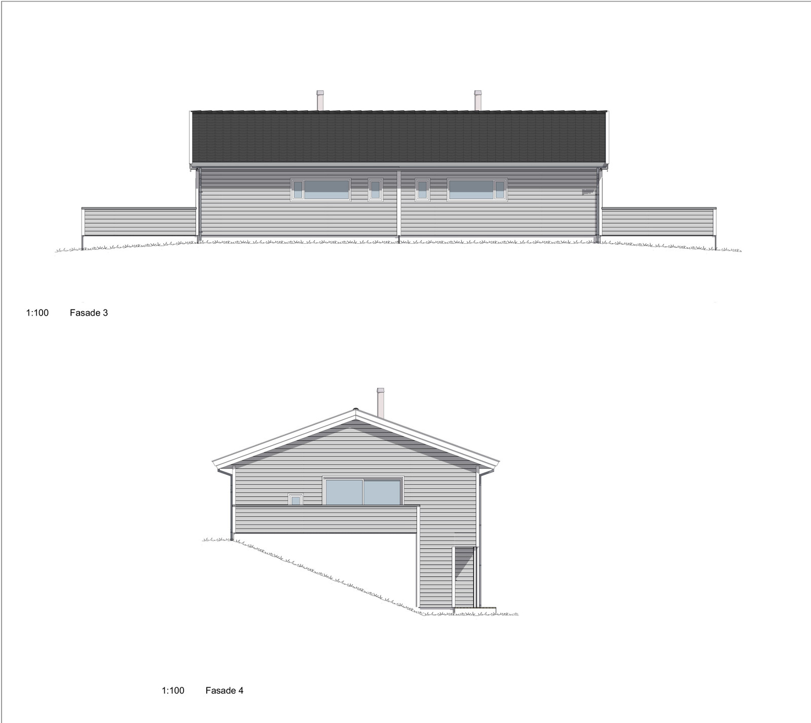 Fasadetegning. Avvik kan forekomme.