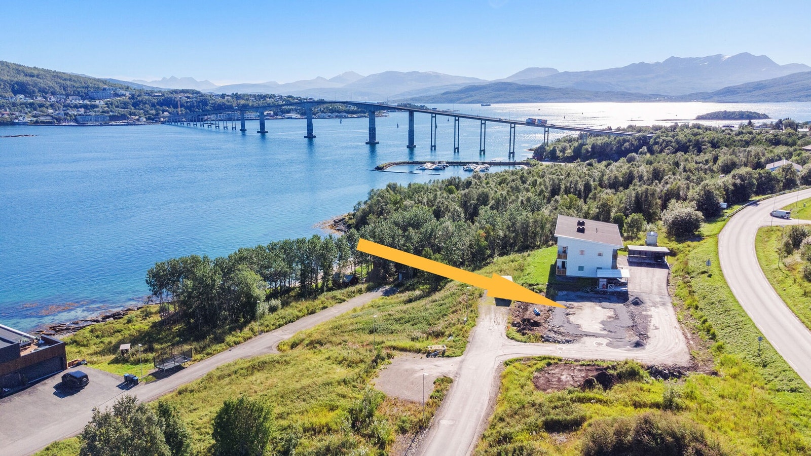 Tomten er klar for å bebygges. Grunnmur og betongsåle er nå ferdigstøpt pr. feb.2024 Galleribilde