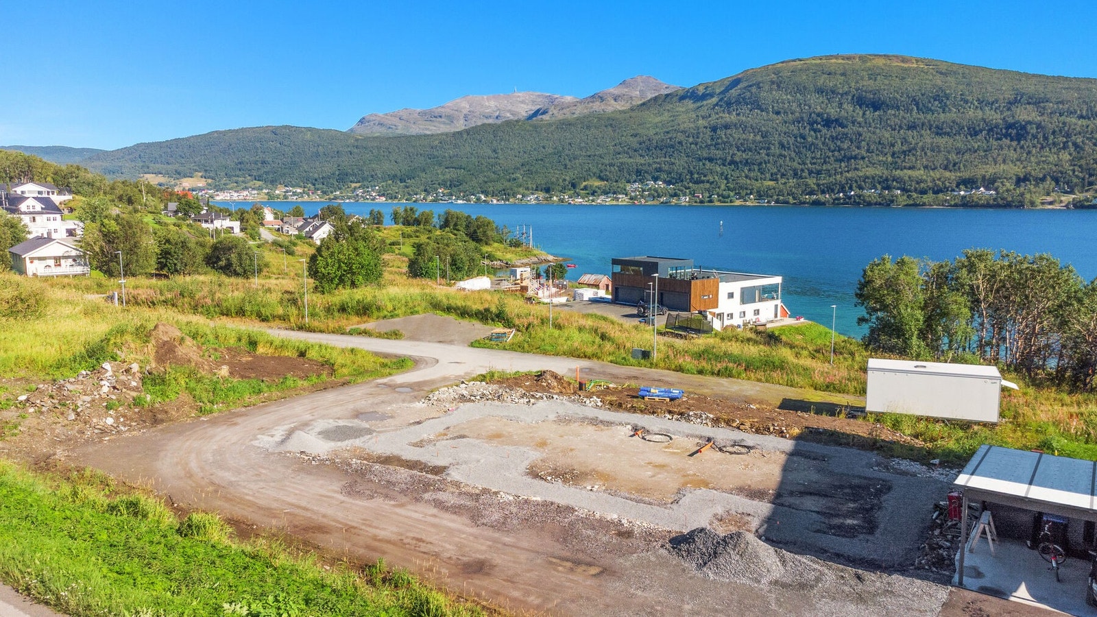 Tomten er klar for å bebygges. Galleribilde