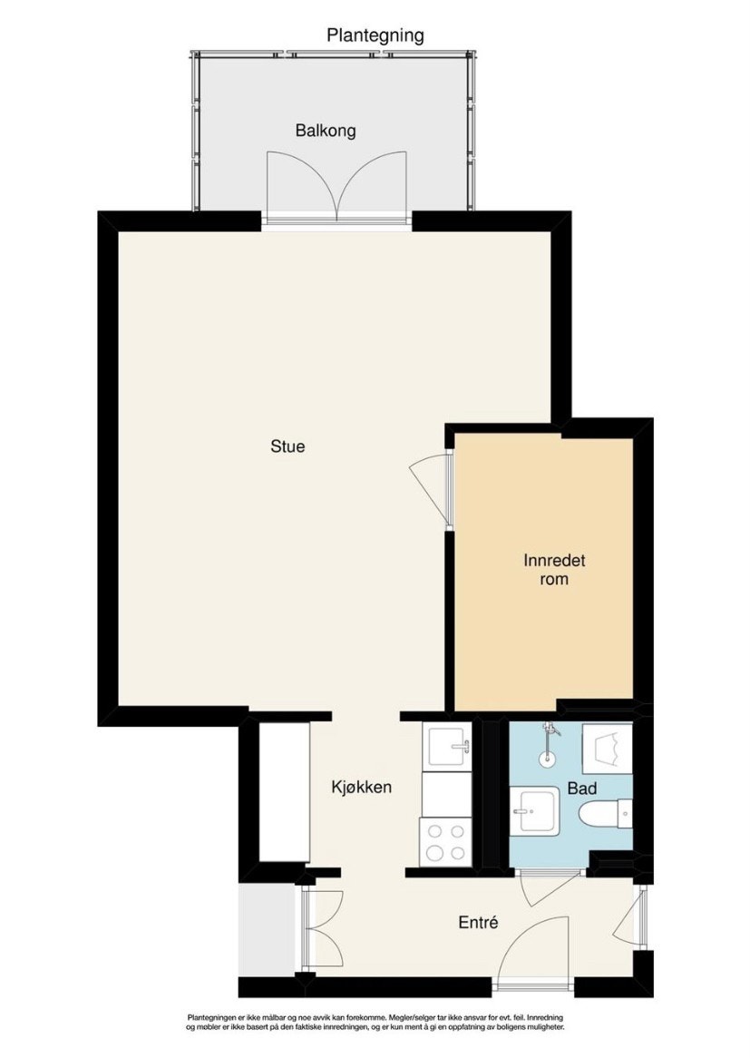 Plantegning Galleribilde