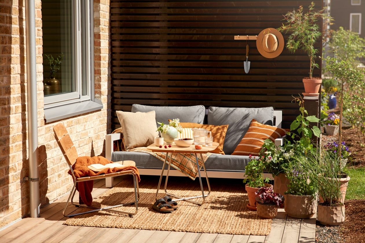 Terrasse fra visningsleiligheten Galleribilde