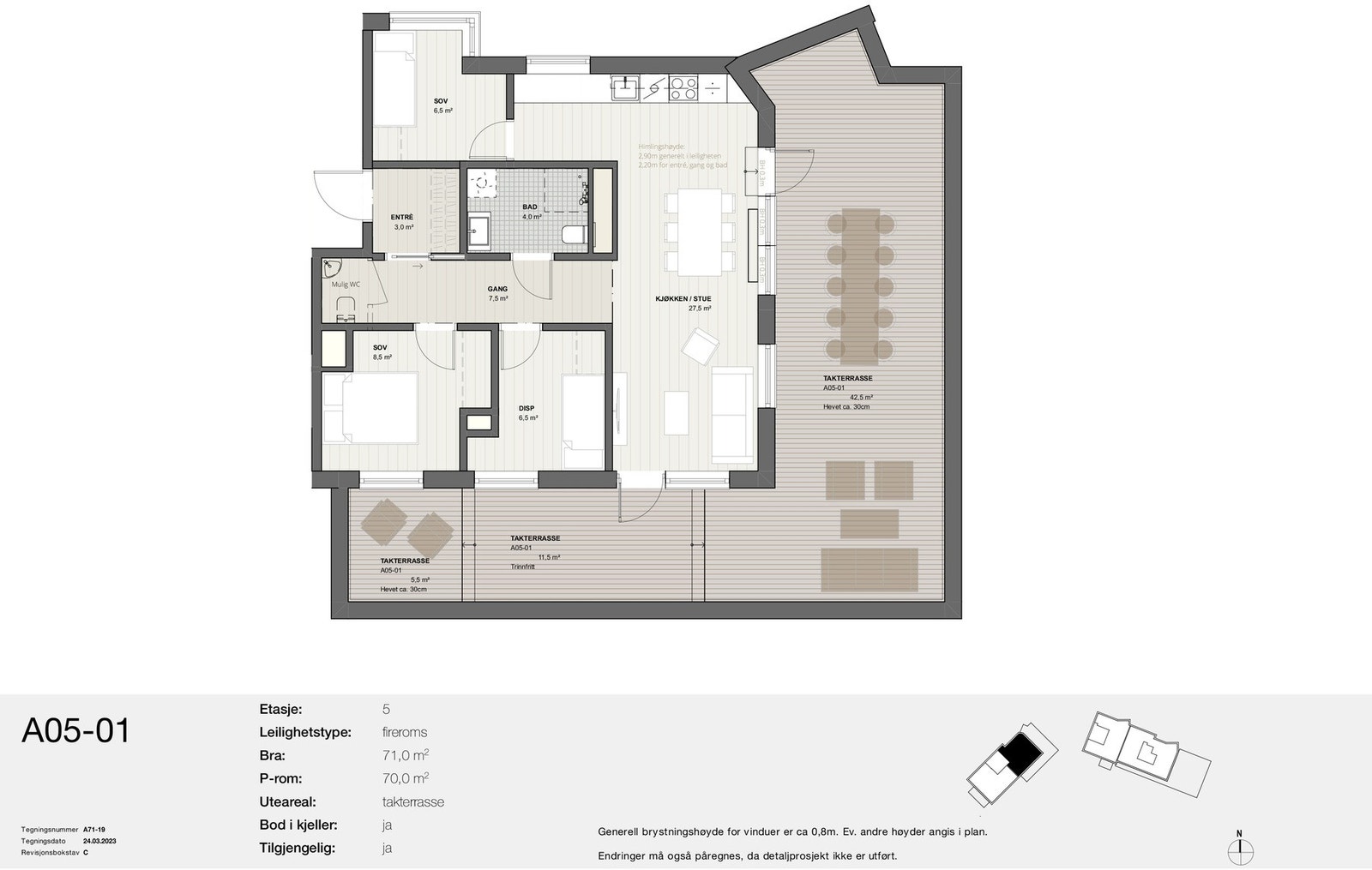 Planskisse A05-01 Galleribilde