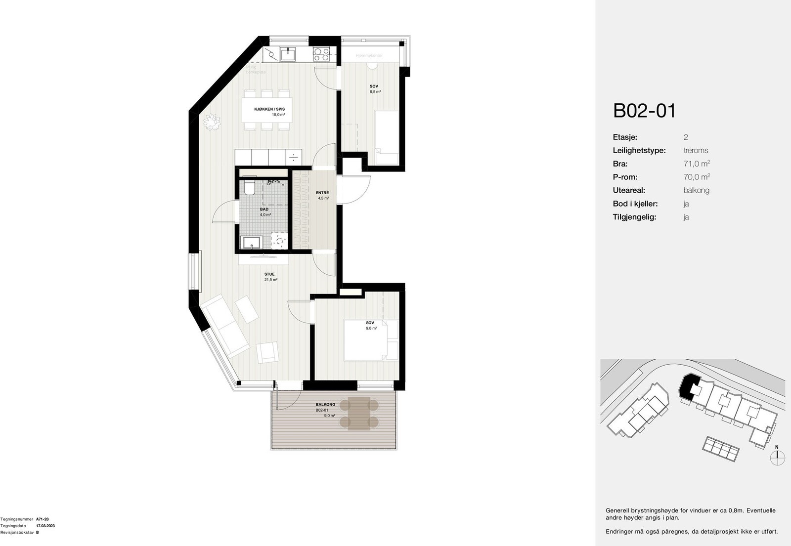 Planskisse B02-01 Galleribilde