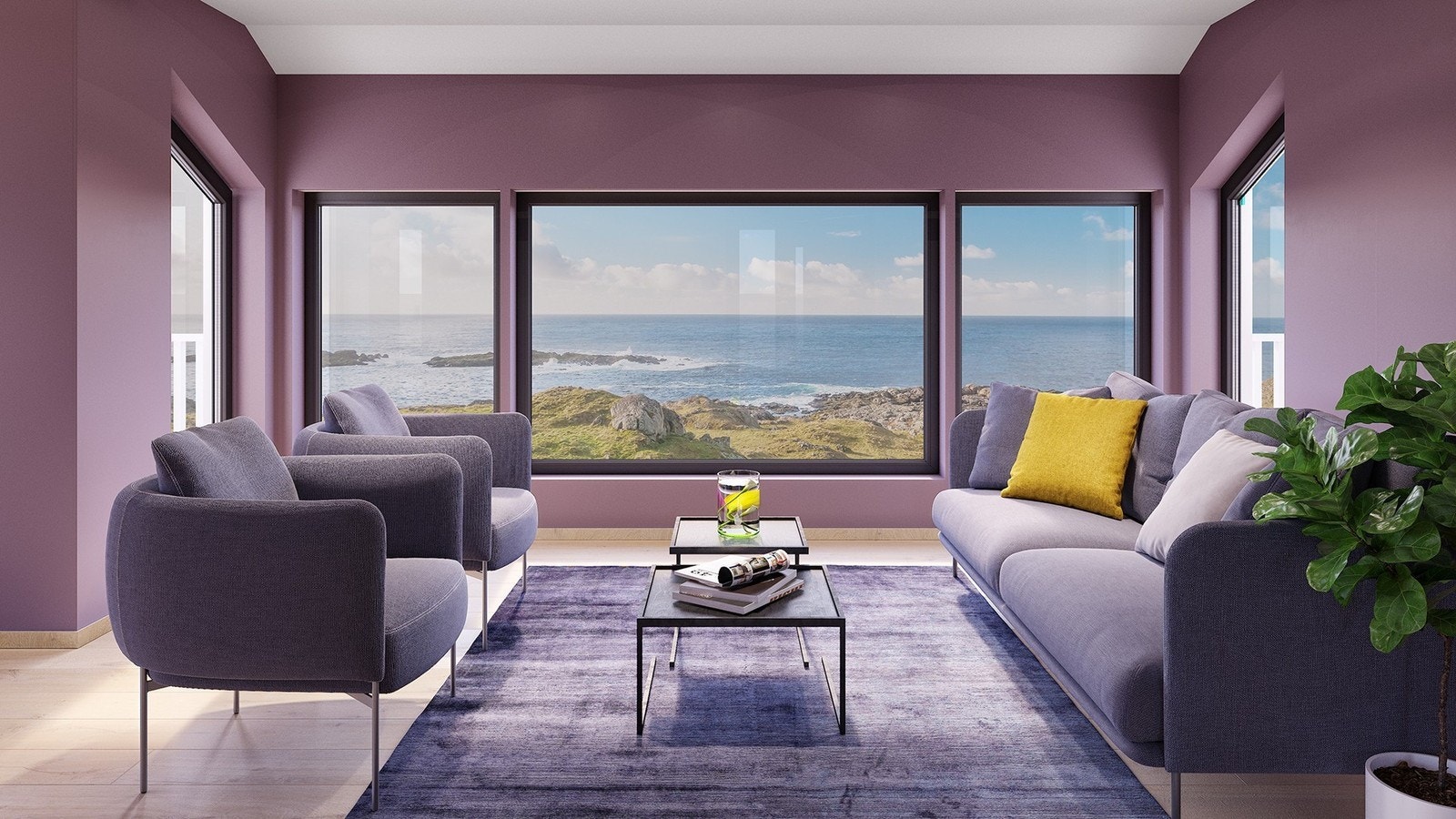 Interiør stue Galleribilde