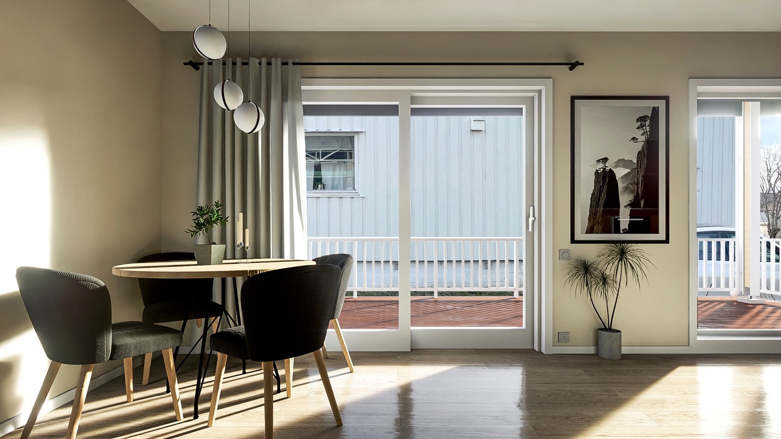 Stue_2_A_B med utsikt Galleribilde