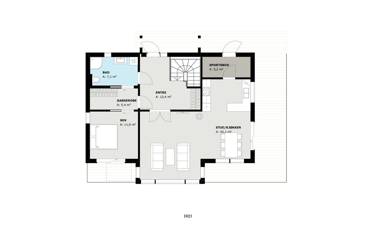 2. etasje Galleribilde