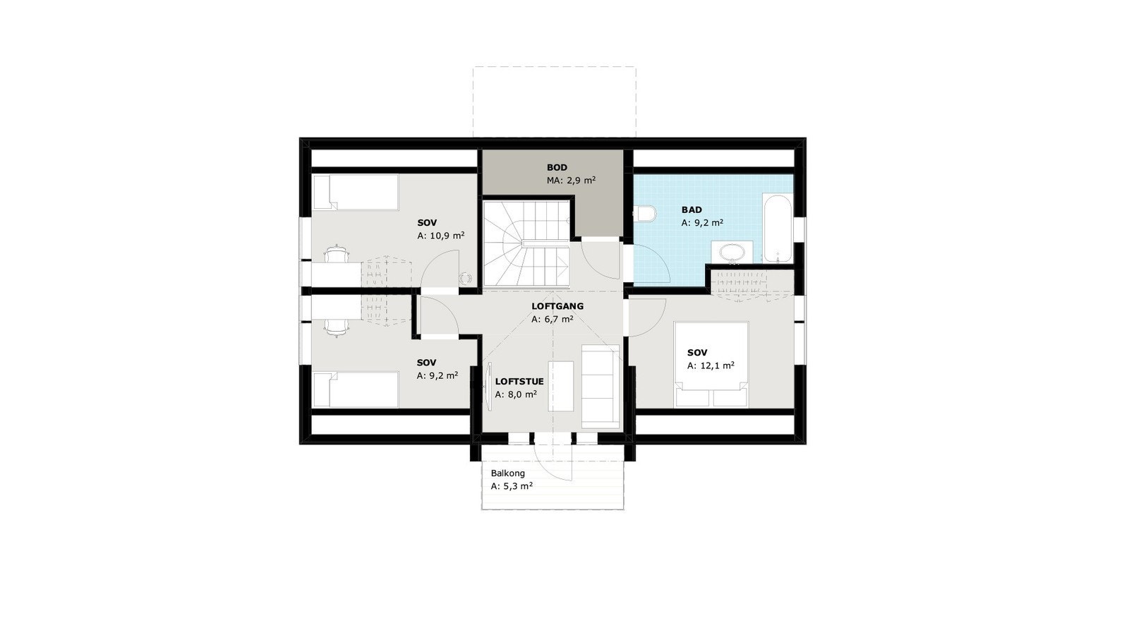 2. etasje Galleribilde