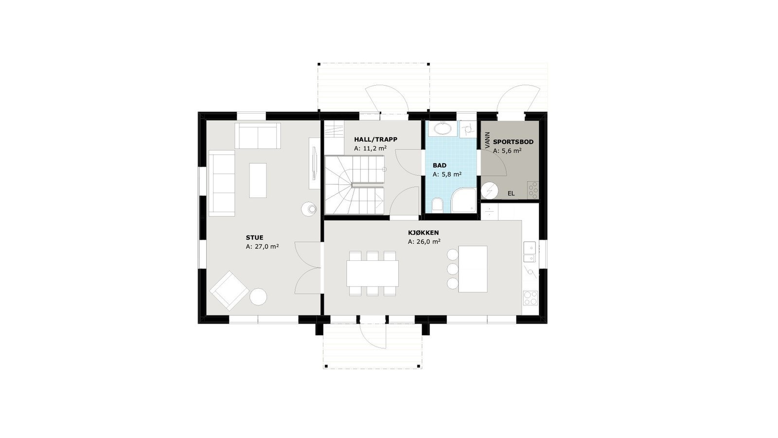 1. etasje Galleribilde