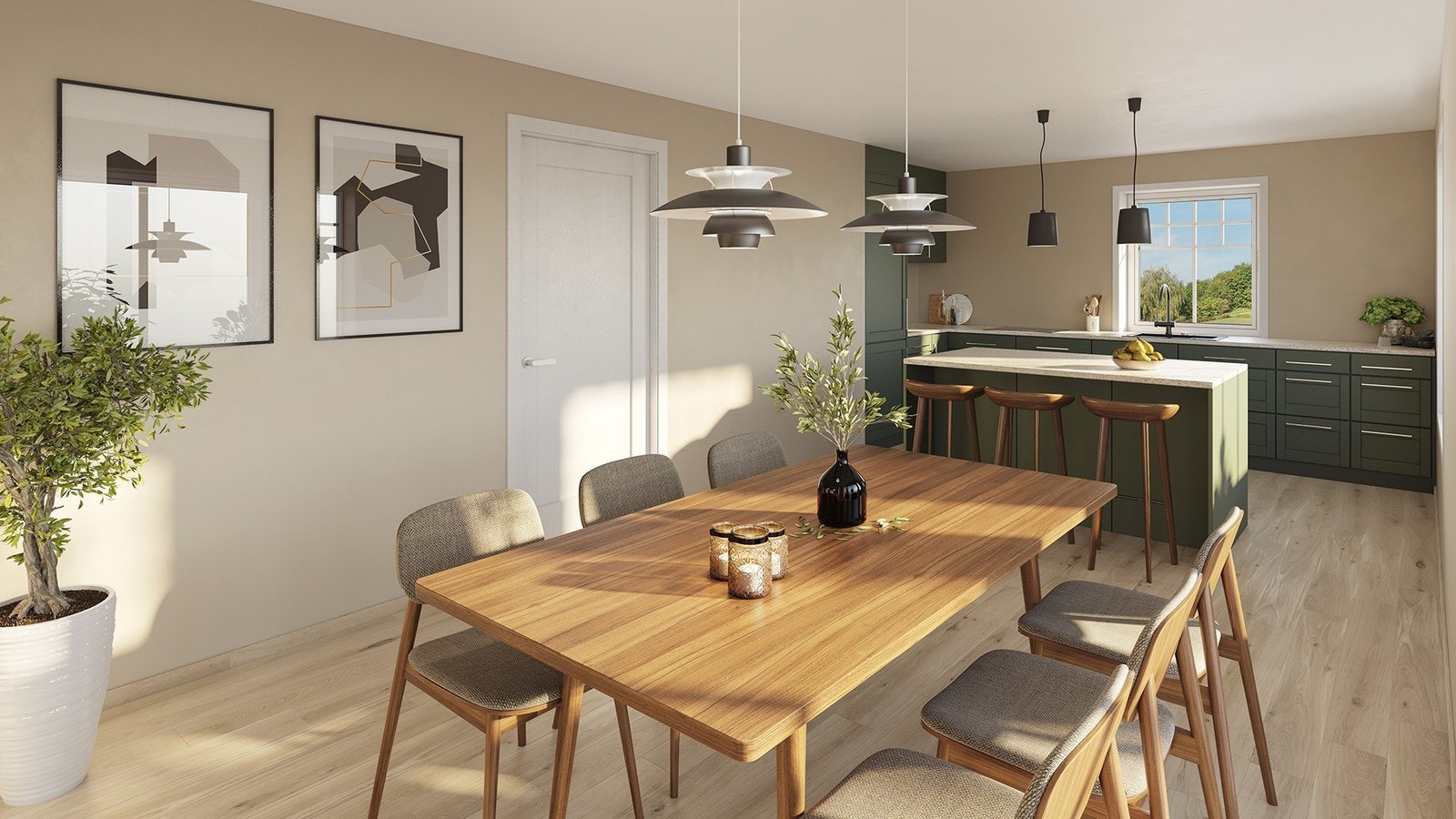 Interiør kjøkken Galleribilde