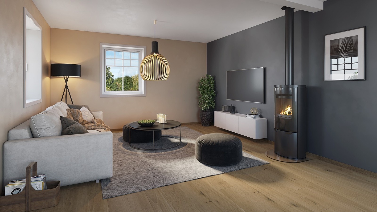 Interiør stue Galleribilde