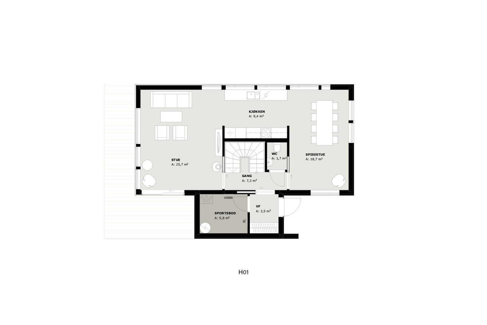 1. etasje Galleribilde