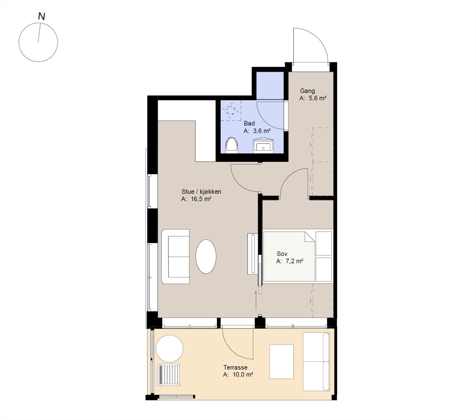 Leilighet 104 Galleribilde