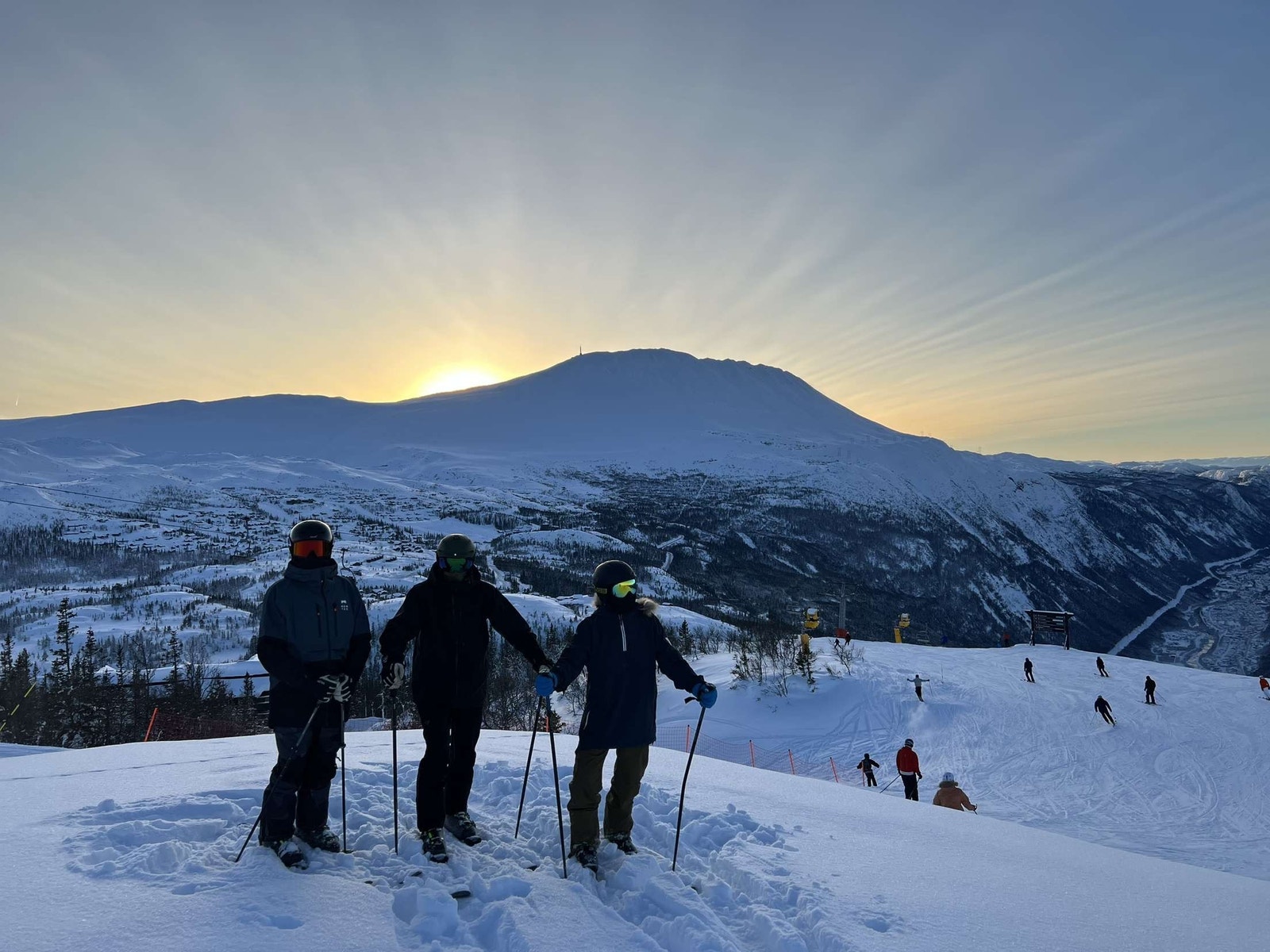 Gausta skisenter ved Gaustatoppen Galleribilde