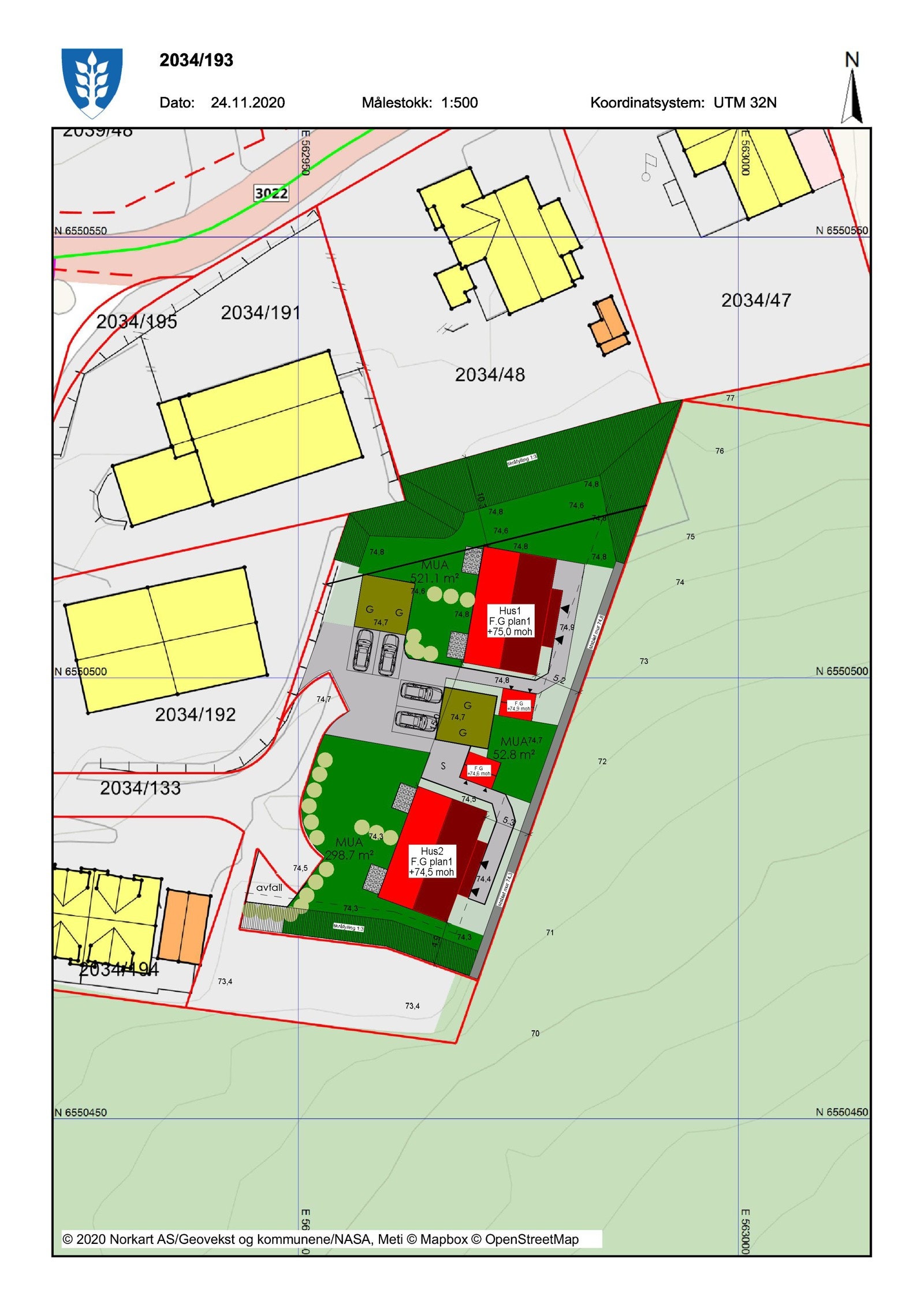 Situasjonsplan Galleribilde