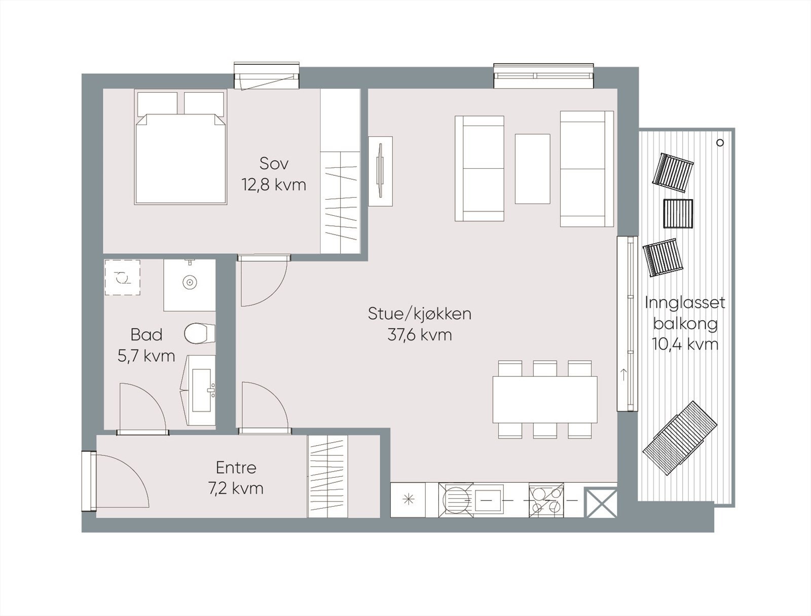 LG12-plantegninger plantegninger finn_Type 6.jpg Galleribilde
