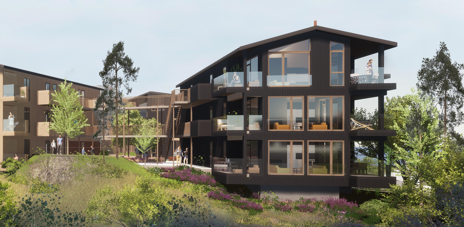 Moderne arkitektur Galleribilde