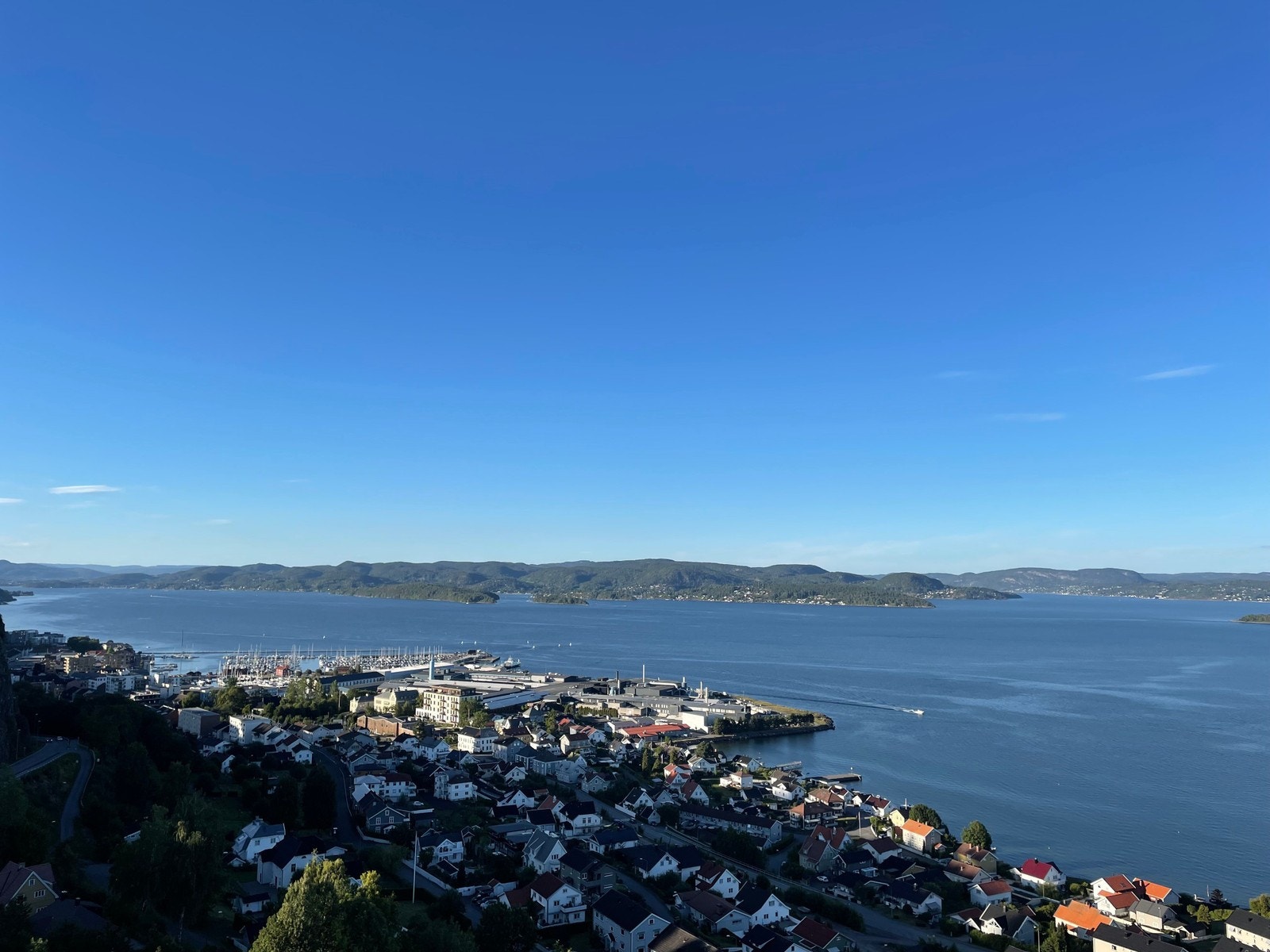 Fantasktisk fjordutsikt Galleribilde