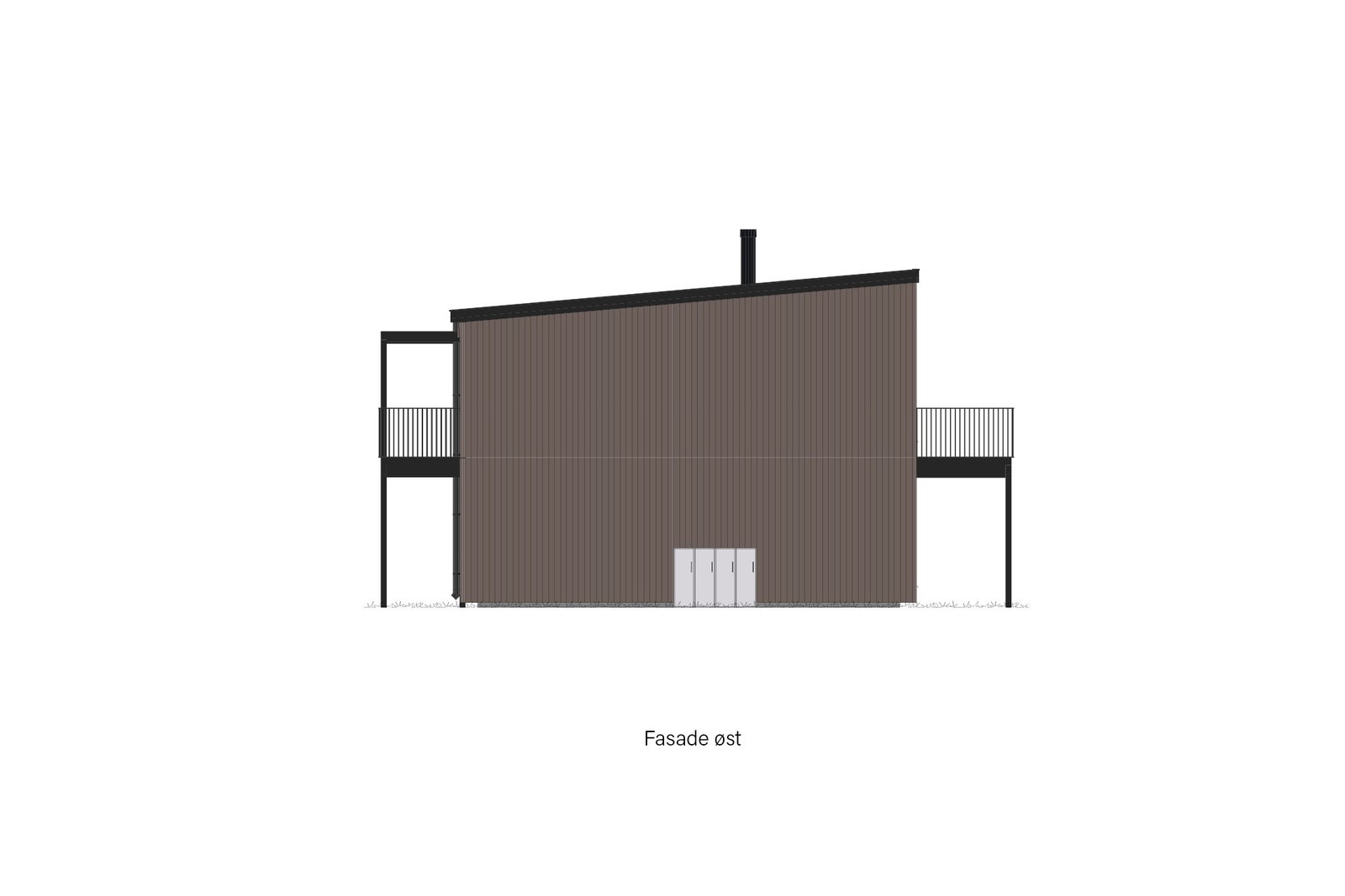 Fasade øst H01 Galleribilde