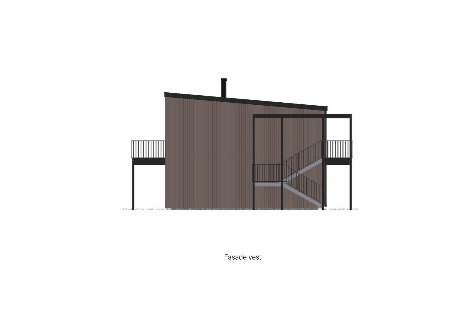 Fasade vest H01 Galleribilde