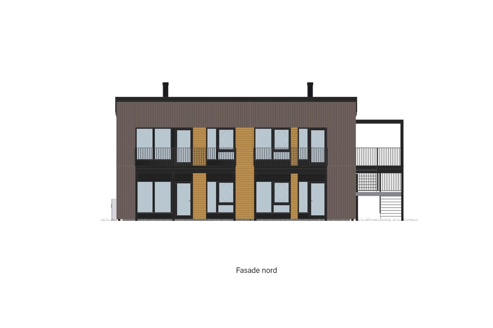 Fasade nord H01 Galleribilde