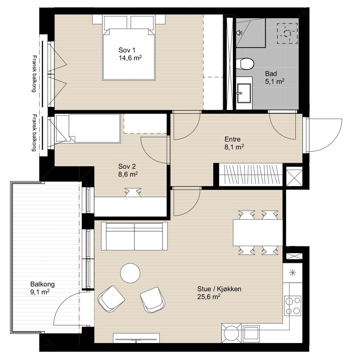 Leilighet A 202 Galleribilde