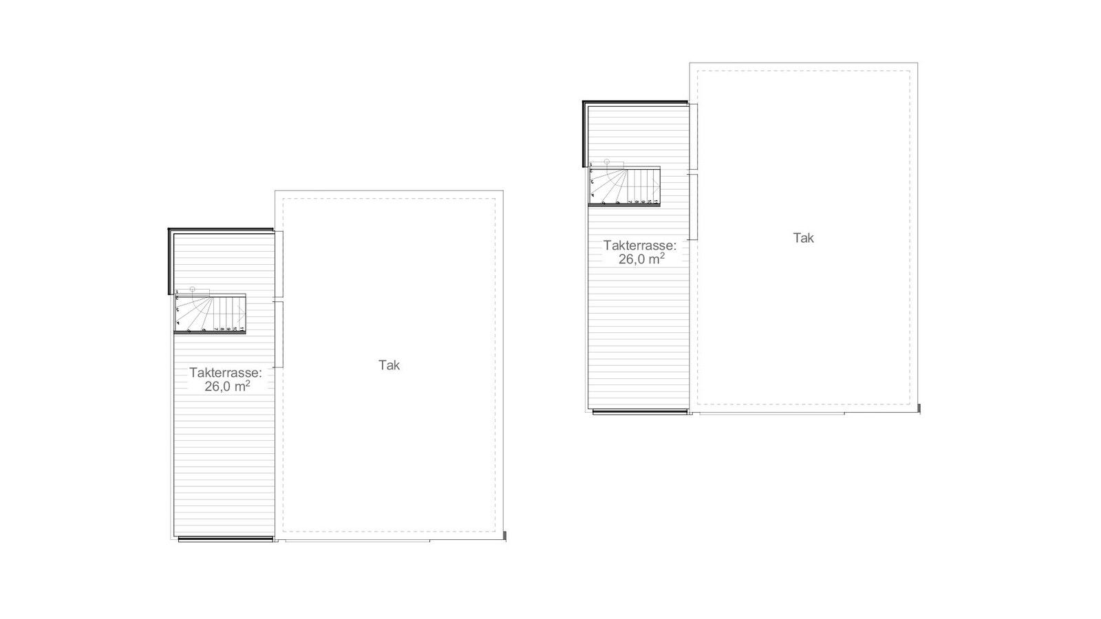 Plan terrasse, type A Galleribilde