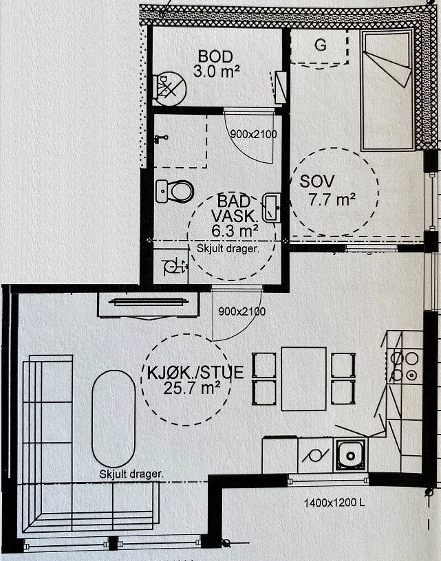 Plantegning Galleribilde