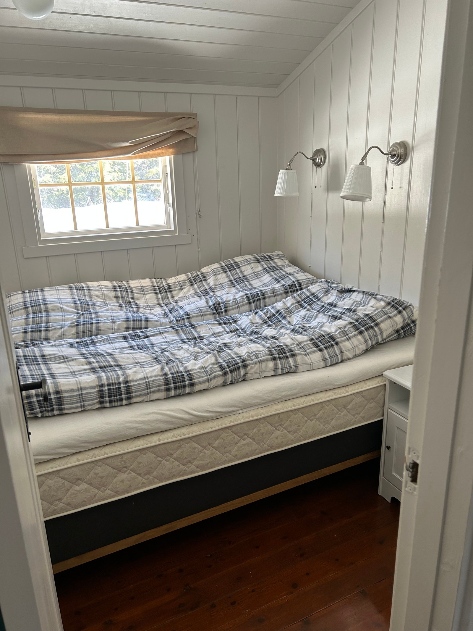 Soverom med dobbeltseng hytte 9 Galleribilde