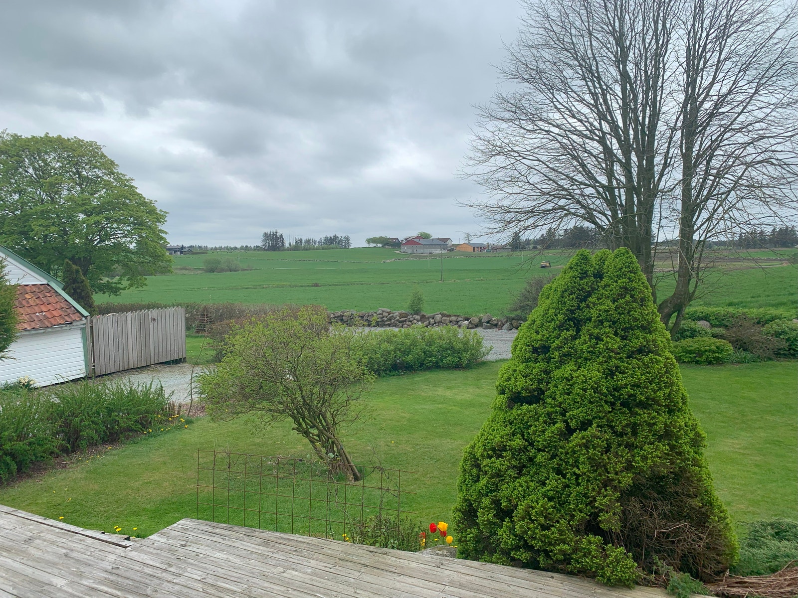 utsikt fra fellesterrasse Galleribilde