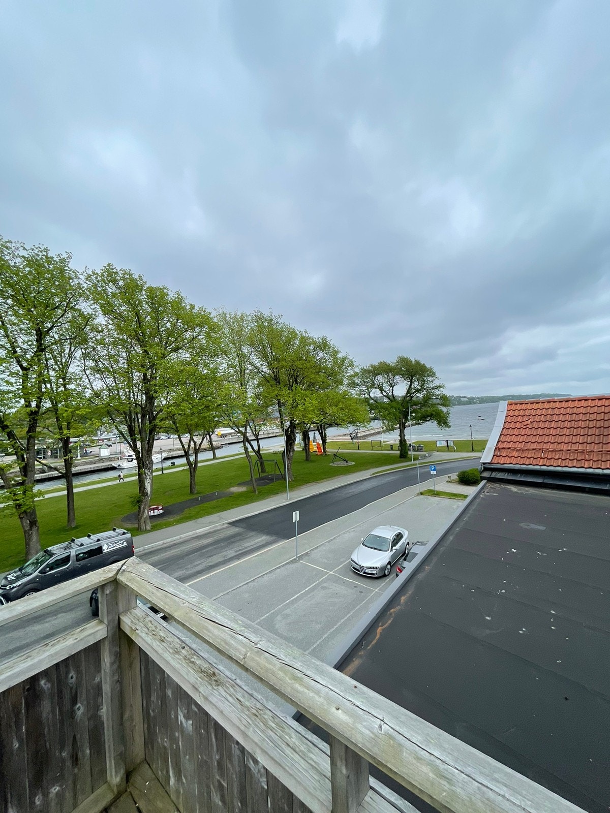 Utsikt fra felles terrasse Galleribilde