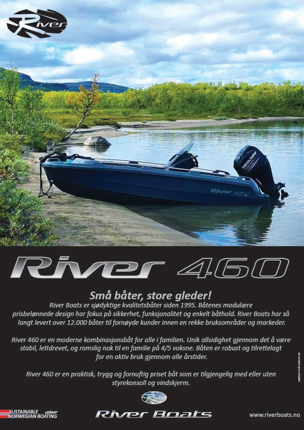 Bilde av 'Sort River 460 motor og båt 2023 modell på lager'