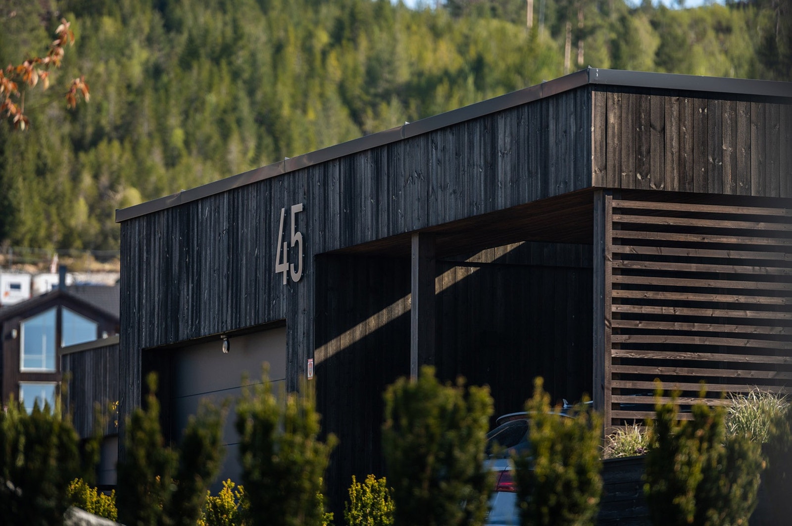 Alle boligtypene har egen garasje Galleribilde