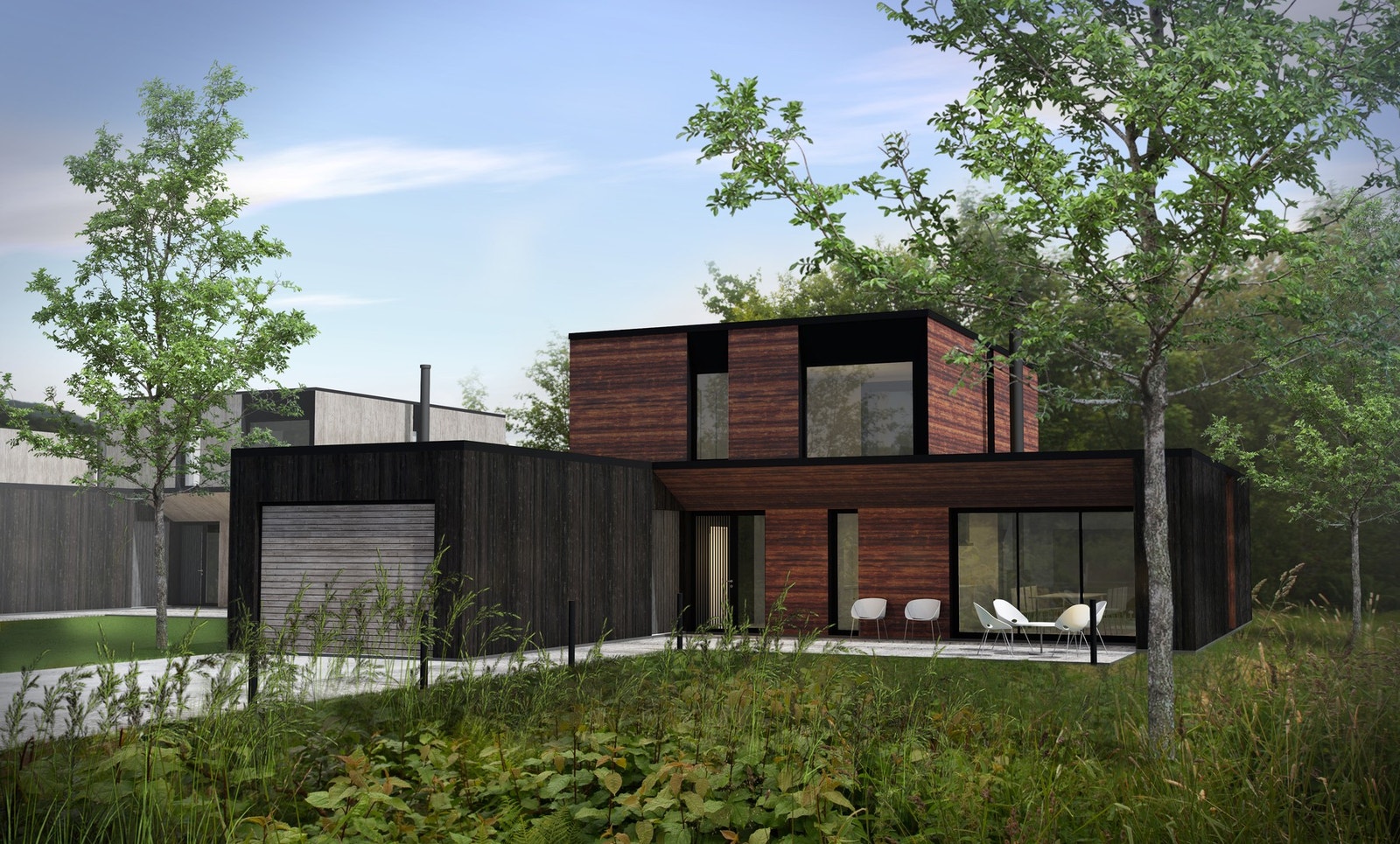 TYRI - har 2 plan med 2 stuer, 4 soverom, kjøkken, 2 bad, vaskerom, boder og garasje inntil boligen Galleribilde