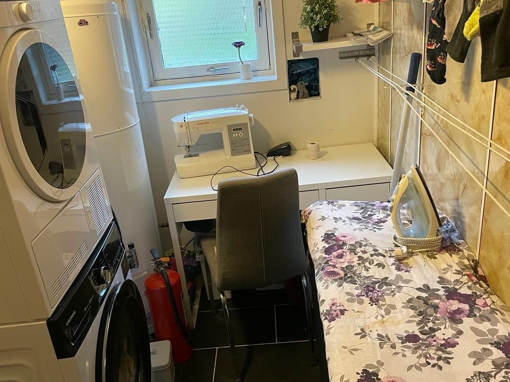 Vaskerom har varmekabel på gulvet Galleribilde