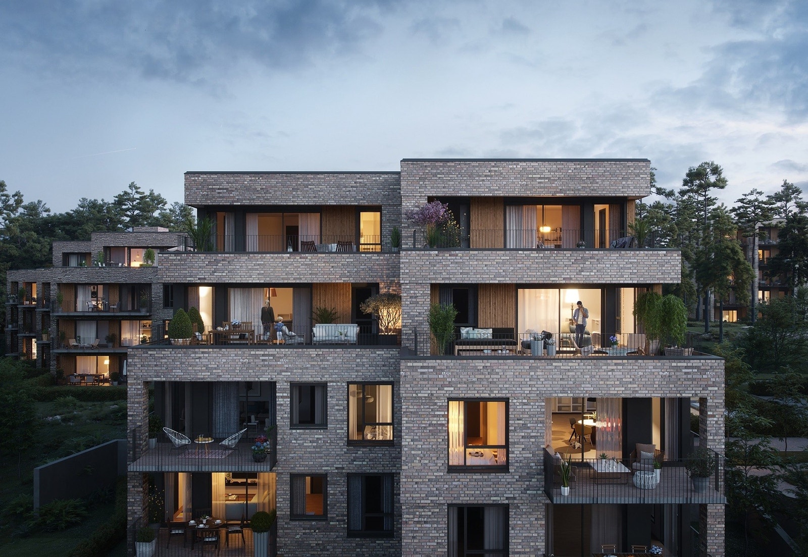 Illustrasjon av hus G. Galleribilde