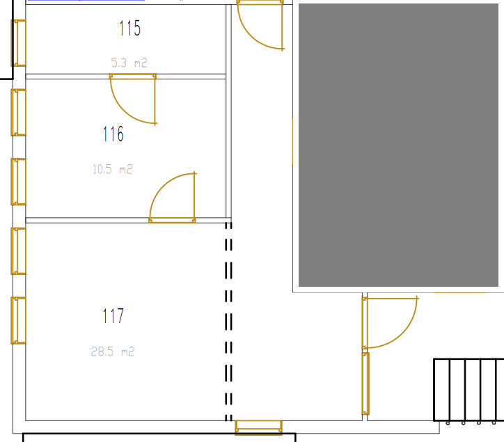 Areal 1, plantegning Galleribilde