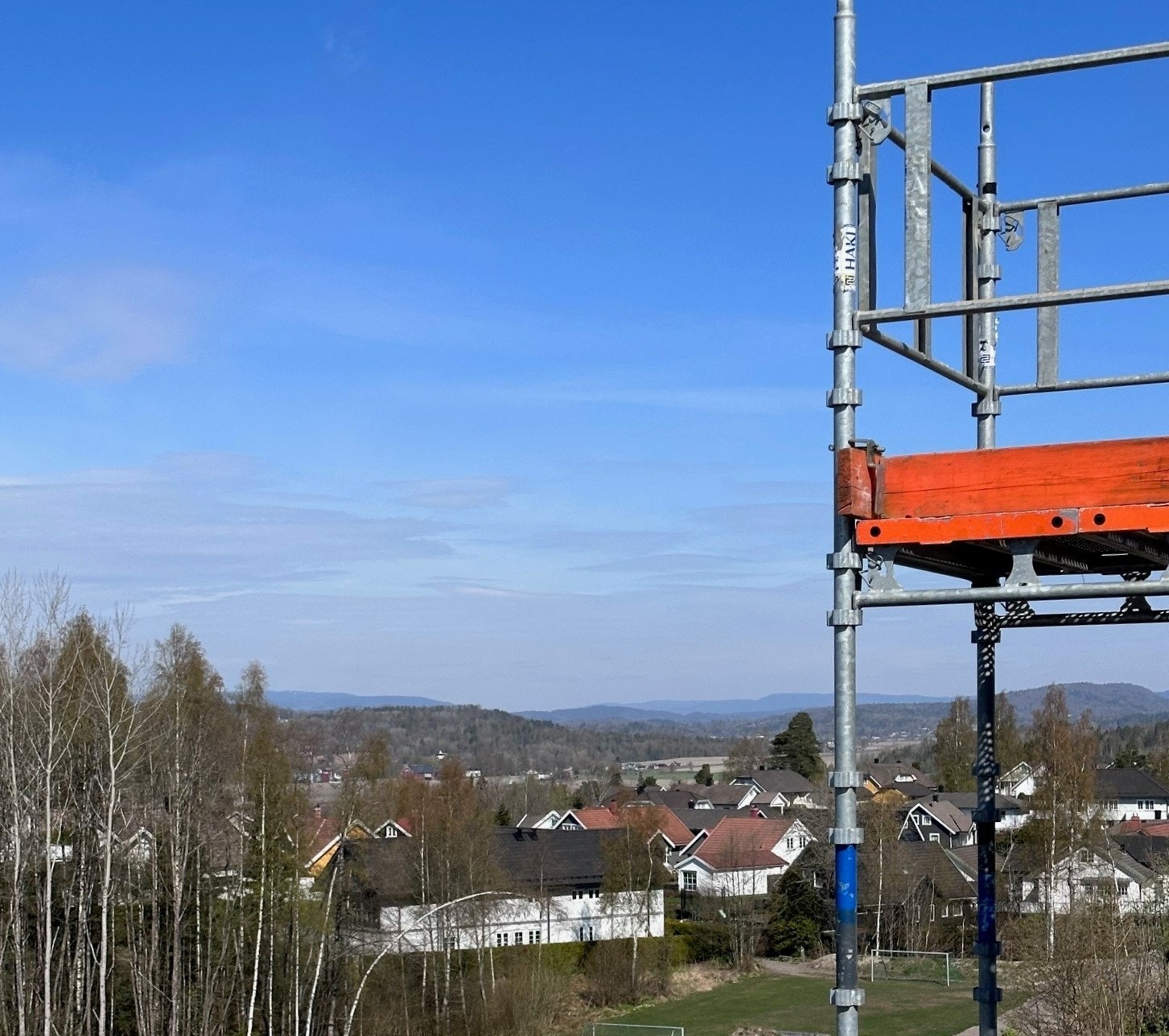 Utsikt fra balkong Galleribilde