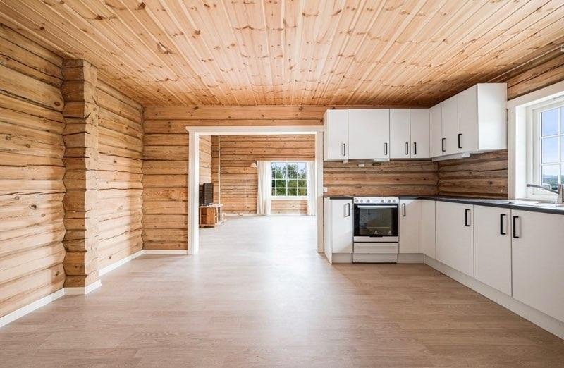 Kjøkken, stor hytte Galleribilde