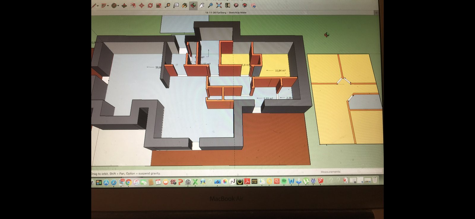 3D, første plan eks. garasje Galleribilde