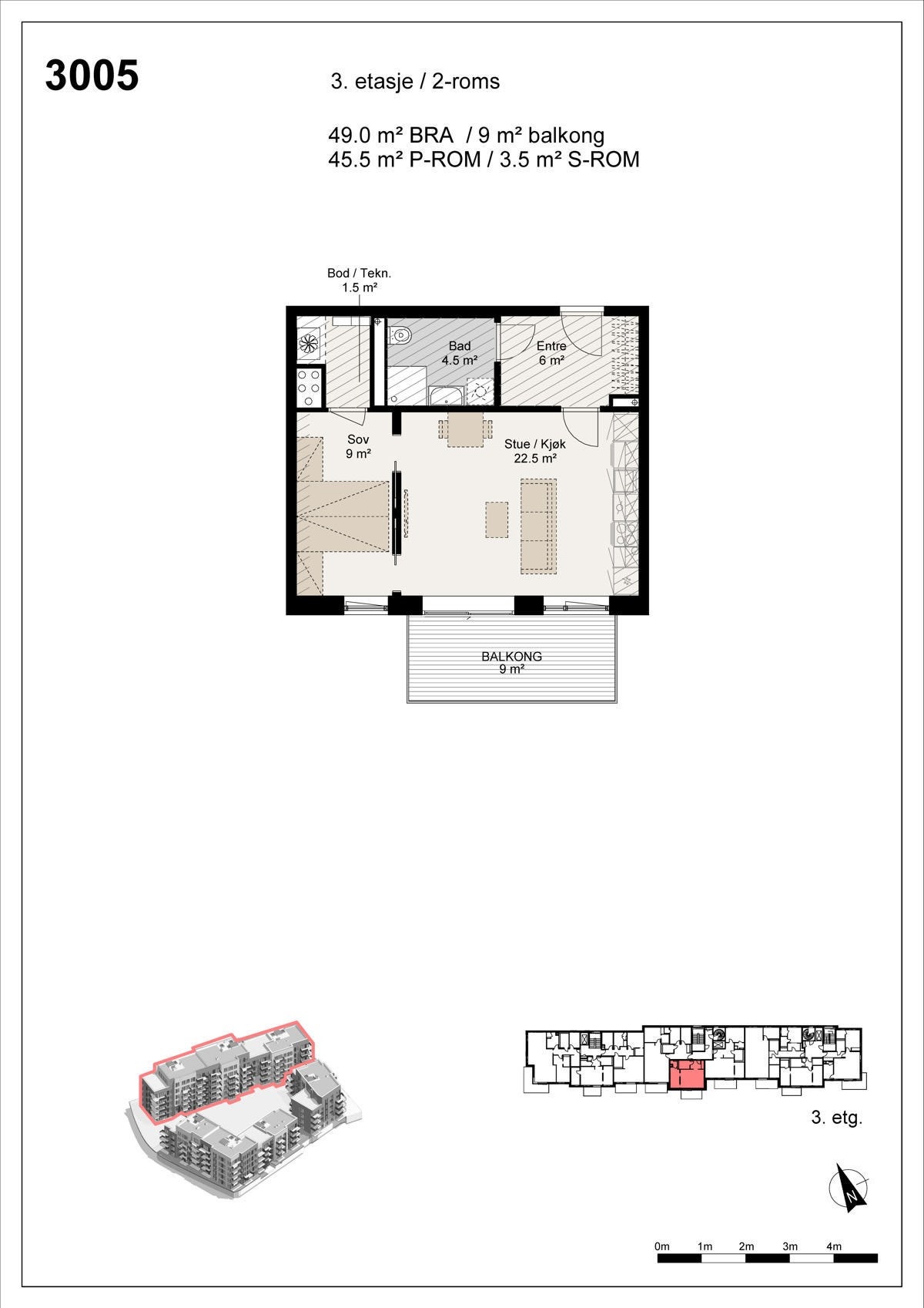 Plantegning hentet fra utbygger (det kan være avvik fra arealet) Galleribilde