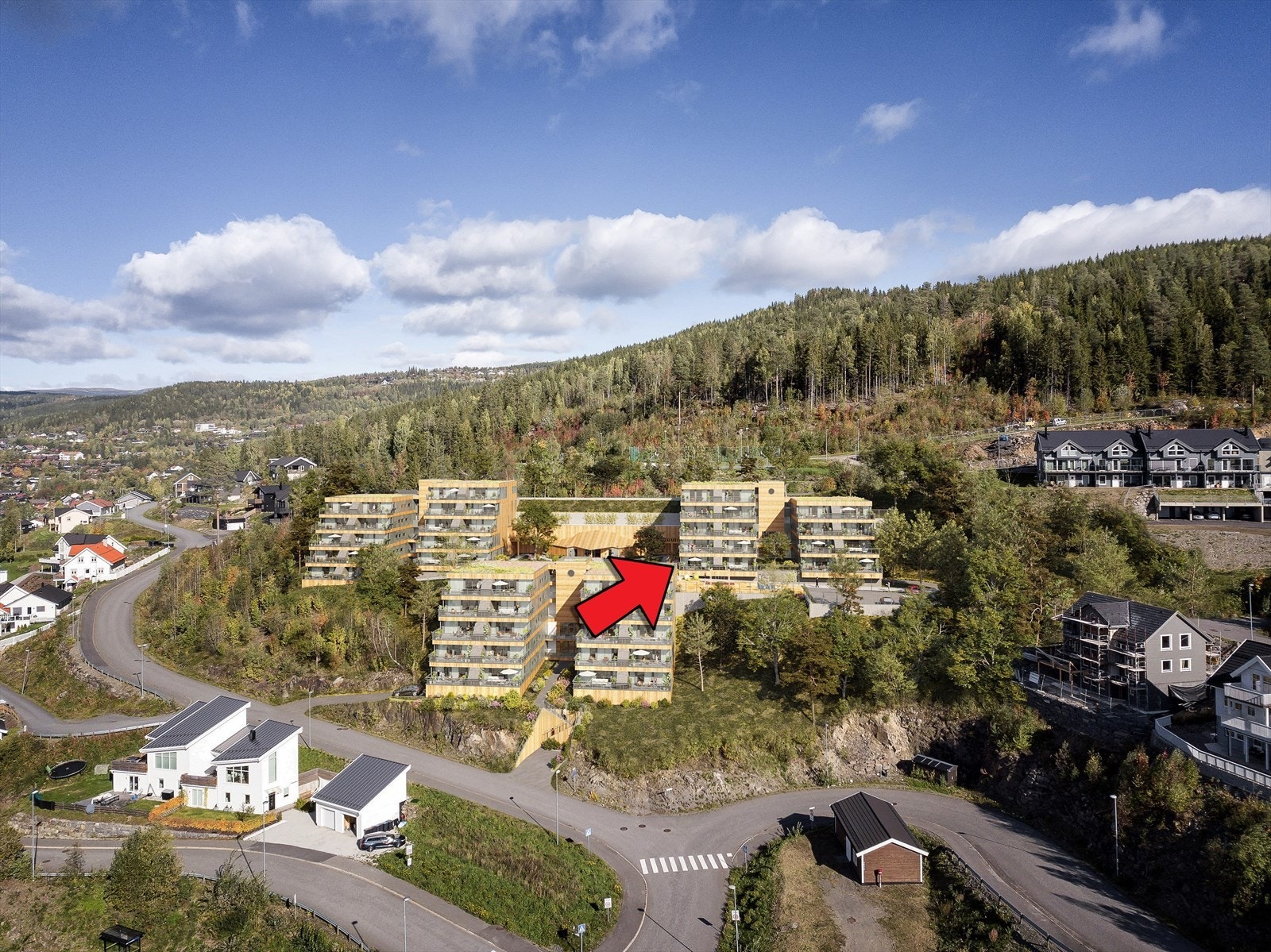 003_Sæterhagen terrasse - nye terrasseleiligheter med sørvestven.jpg Galleribilde