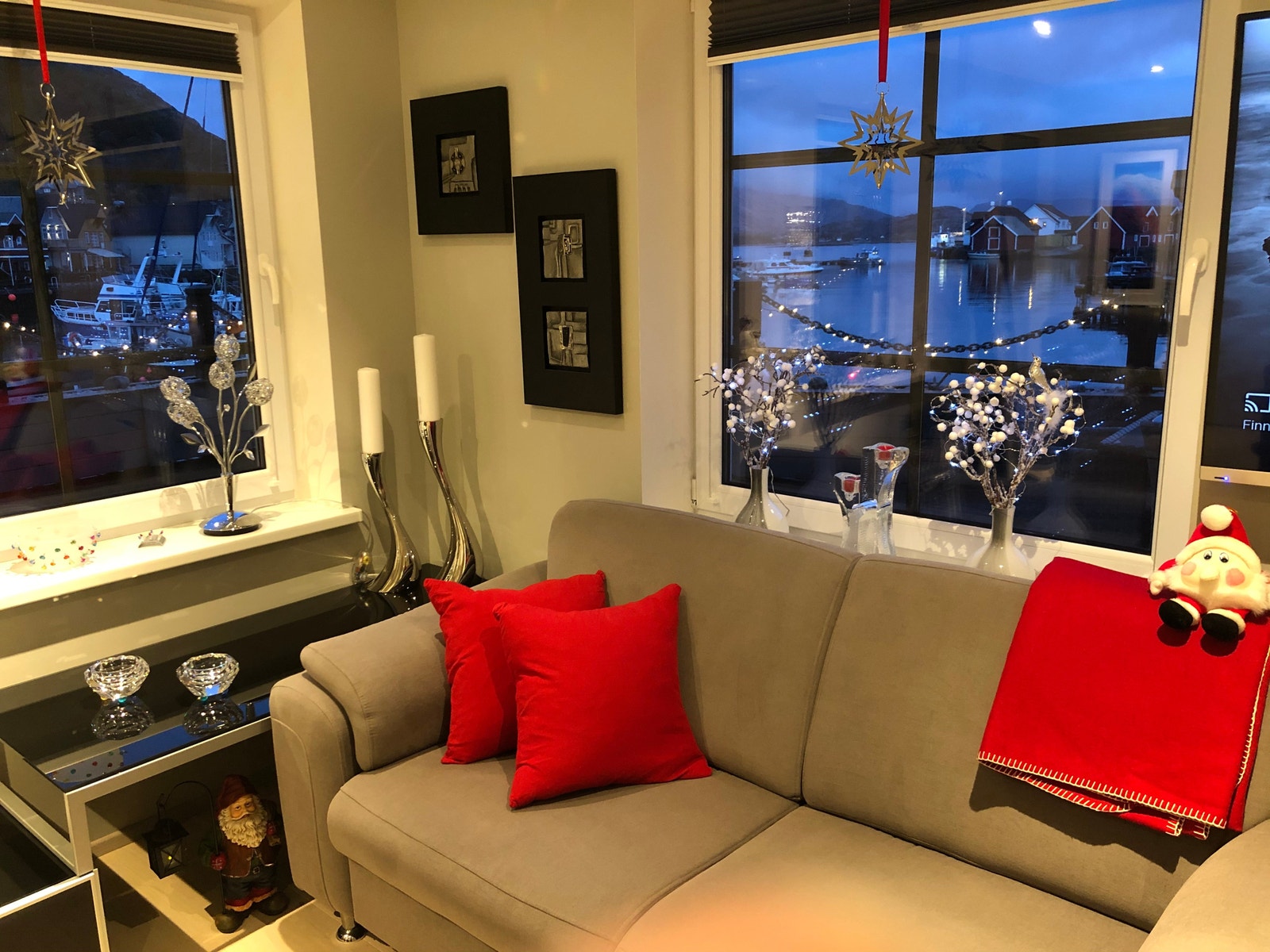 Julestemning i Kalvåg. Galleribilde