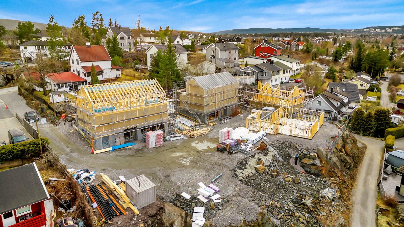 Byggingen er i gang! Galleribilde