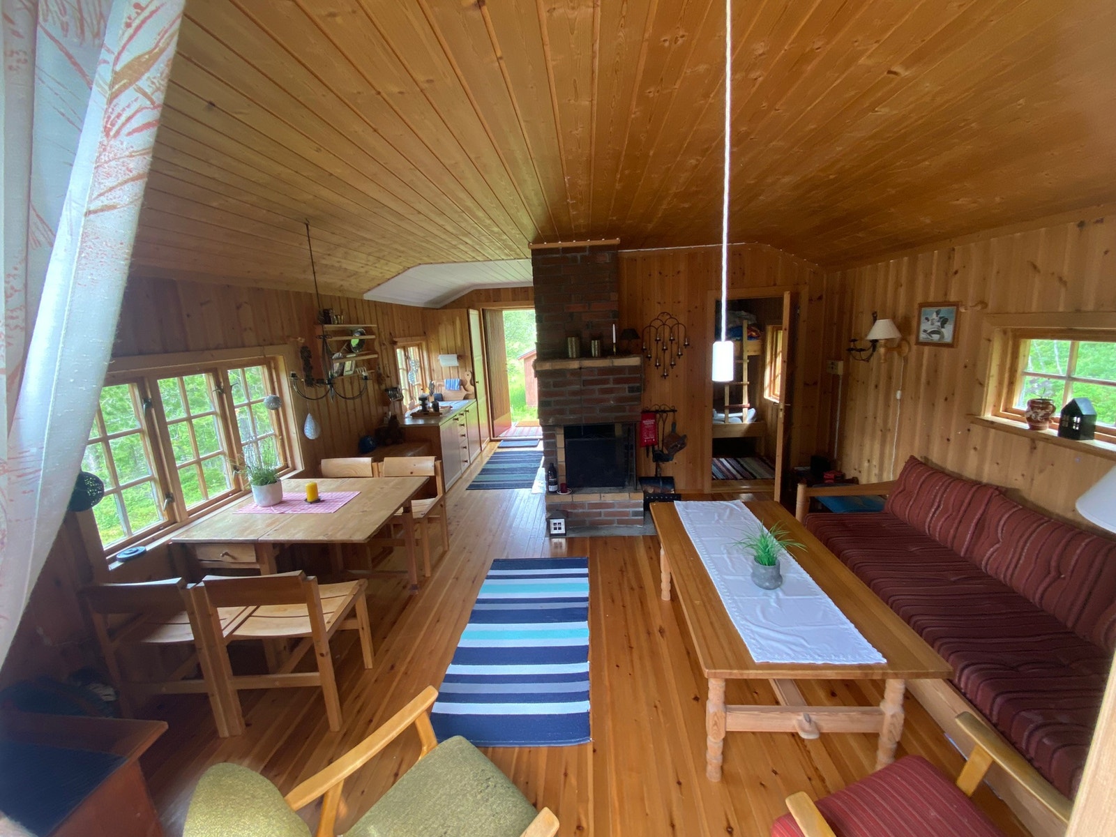 Bilde tatt fra verandadør Galleribilde