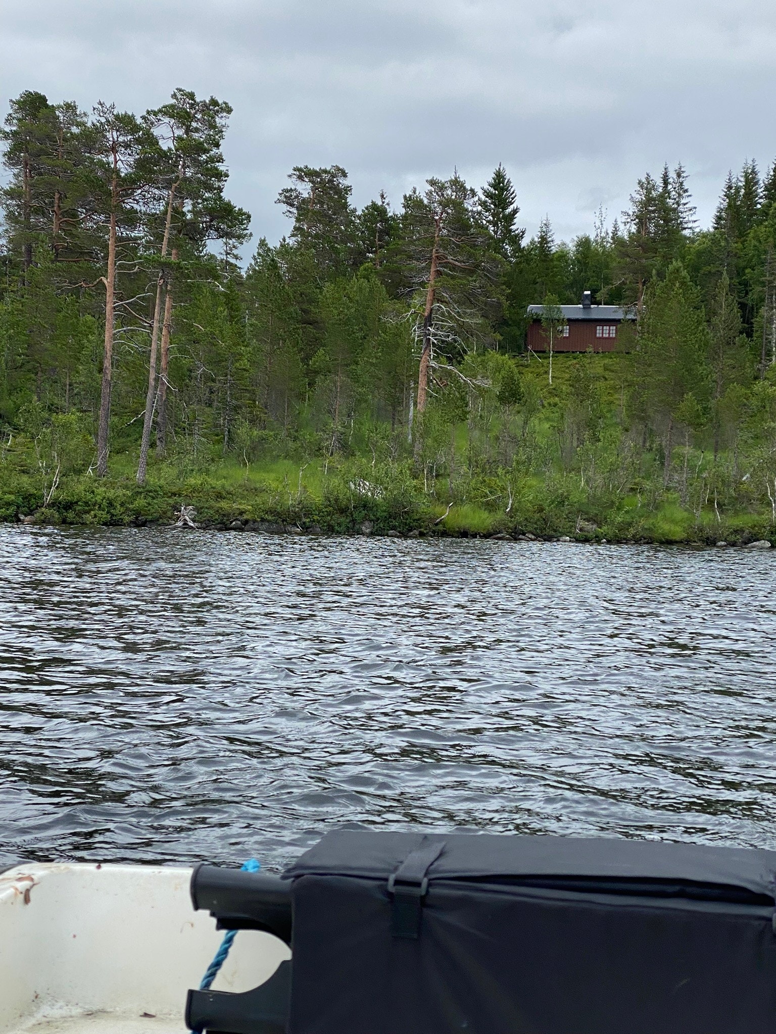 Hytta fra vannet Galleribilde