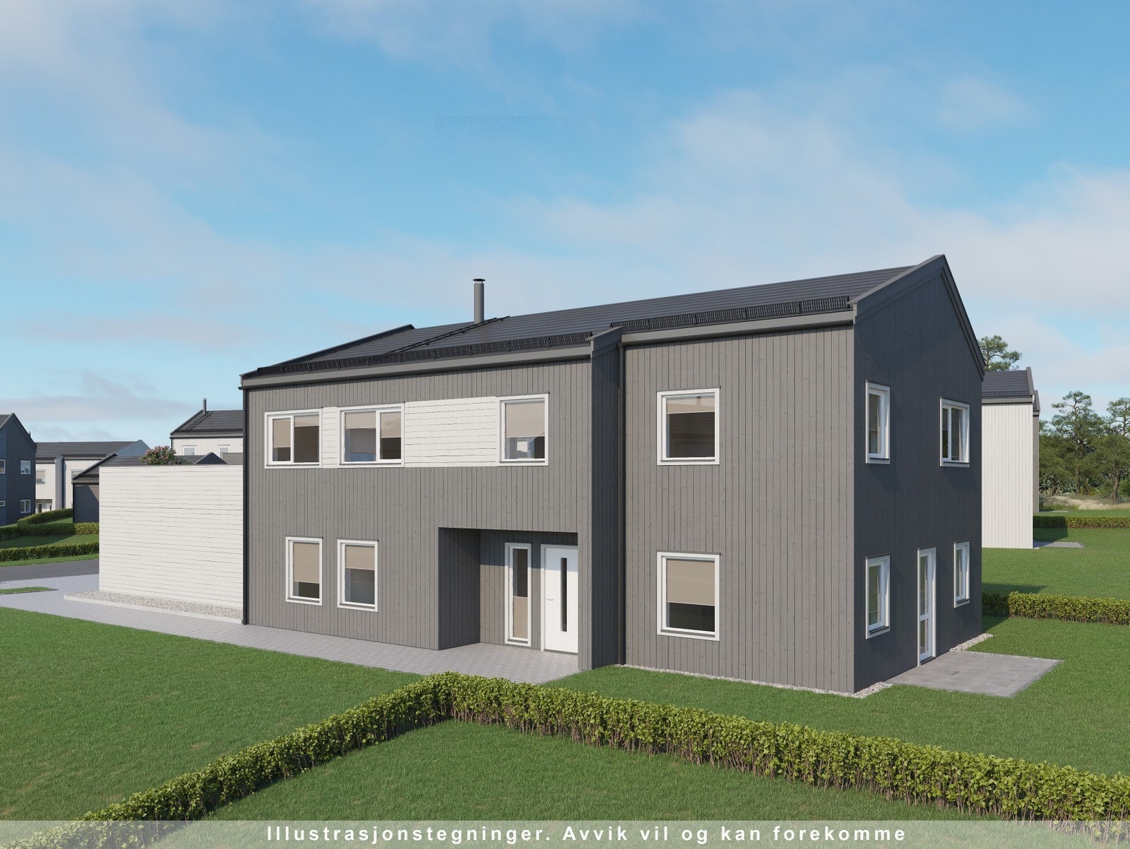 Illustrasjon inngangsparti Galleribilde